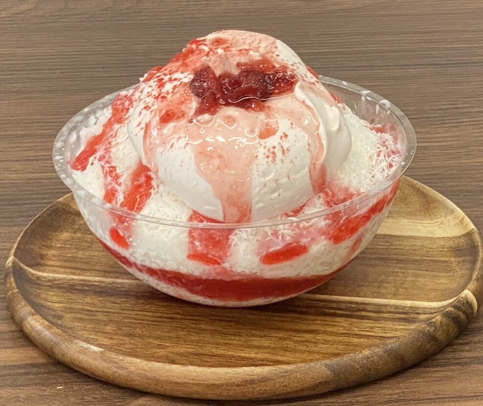 スノーアイスとコーヒー